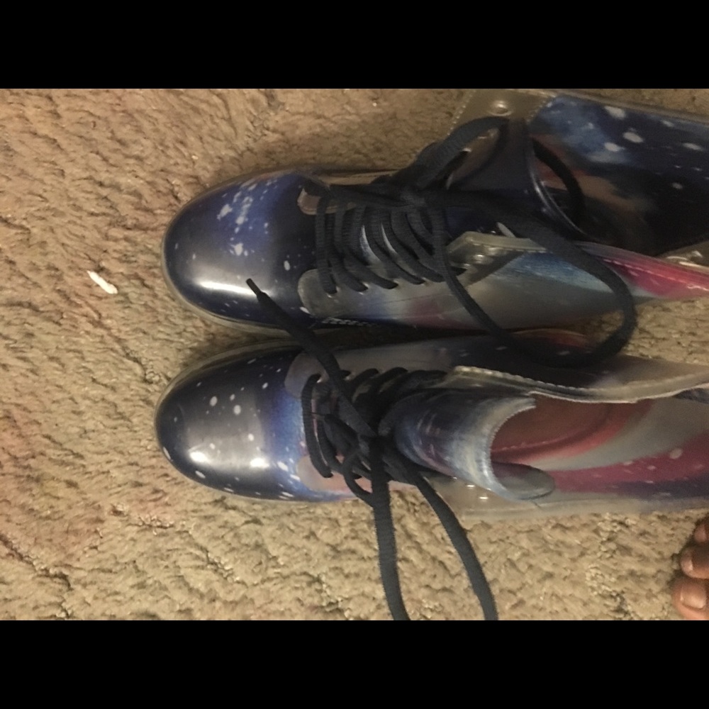 Galaxy rain boots